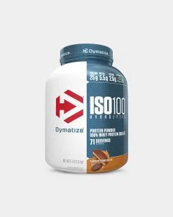 Dymatize ISO100 Hydrolyzed Whey Protein Isolate 33 Dymatize ISO100 Hydrolyzed Whey Protein Isolate -Fitness Equipment Sales 5lb Choc PB DYM4750018 6721 grey