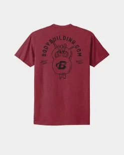 Bodybuilding.com Clothing Kettle Skel Tee -Fitness Equipment Sales 9 27 Kettle Skel Tee Cardinal img1 0 9 24