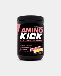 NutraBio Amino Kick 11 NutraBio Amino Kick -Fitness Equipment Sales AMINO KICK Raspeberry Lemon grey