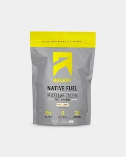 Ascent Native Fuel Casein Protein -Fitness Equipment Sales ASCENT4480113 grey
