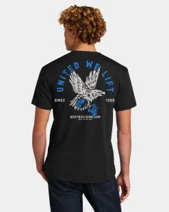 Bodybuilding.com Clothing Freedom Flyer Tee 16 Bodybuilding.com Clothing Freedom Flyer Tee -Fitness Equipment Sales BBCOM freedomflyer model 1 Black Back