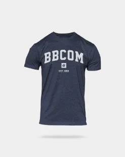 Bodybuilding.com Clothing Bodybuilding.com Est. 1999 Campus Tee -Fitness Equipment Sales BBCOM5660116 grey