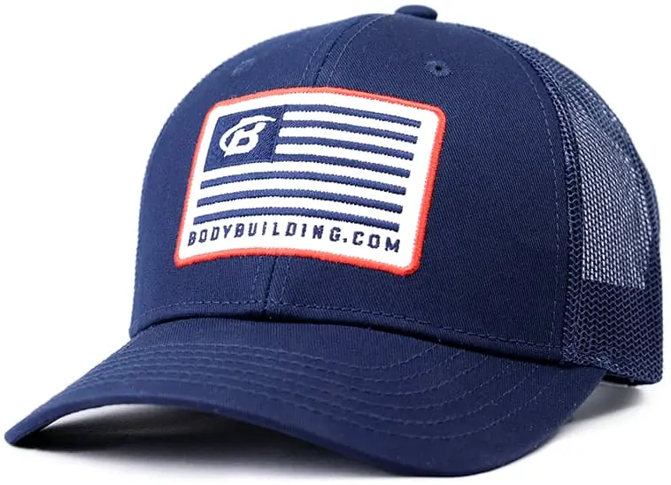 Bodybuilding.com Clothing BBcom American Flag Trucker Hat 3 Bodybuilding.com Clothing BBcom American Flag Trucker Hat