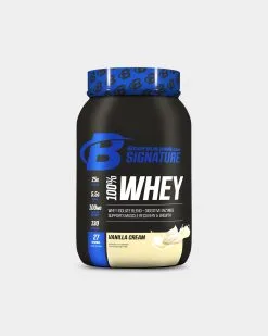 Bodybuilding.com Signature 100% Whey Protein Powder -Fitness Equipment Sales BBCOMNEWSignature Whey VAN2 LBV3 grey
