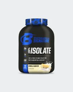 Bodybuilding.com Signature 100% Whey Isolate -Fitness Equipment Sales BBCOM NEW Signature ISOWhey Van 5LB 1123 grey