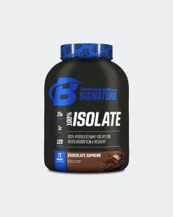 Bodybuilding.com Signature 100% Whey Isolate -Fitness Equipment Sales BBCOM NEW Signature Whey Choc 5LB grey