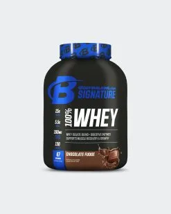 Bodybuilding.com Signature 100% Whey Protein Powder -Fitness Equipment Sales BBCOM NEW Signature Whey Chocolate 5LB V2 1123 grey