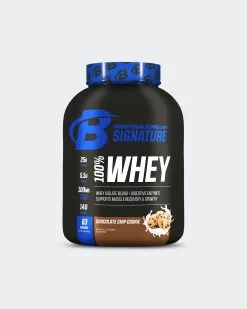 Bodybuilding.com Signature 100% Whey Protein Powder -Fitness Equipment Sales BBCOM NEW Signature Whey Chocolate Chip Cookie 5LB 1123 grey