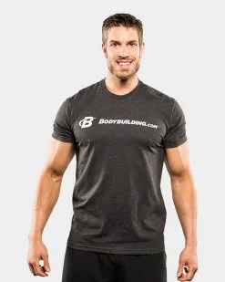 Bodybuilding.com Clothing Bodybuilding.com Core Simple Classic Tee 33 Bodybuilding.com Clothing Bodybuilding.com Core Simple Classic Tee -Fitness Equipment Sales BCOM1230164 grey