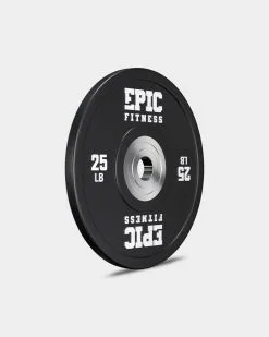 Epic Fitness Urethane Competition Barbell Plates -Fitness Equipment Sales Barbell Plates 25lbs grey