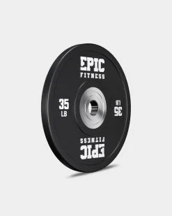 Epic Fitness Urethane Competition Barbell Plates -Fitness Equipment Sales Barbell Plates 35lbs grey