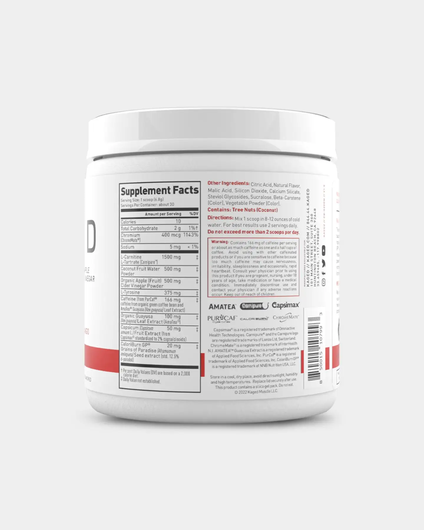 Kaged Muscle Kaged CLEAN BURN 4 Kaged Muscle Kaged CLEAN BURN - Image 2