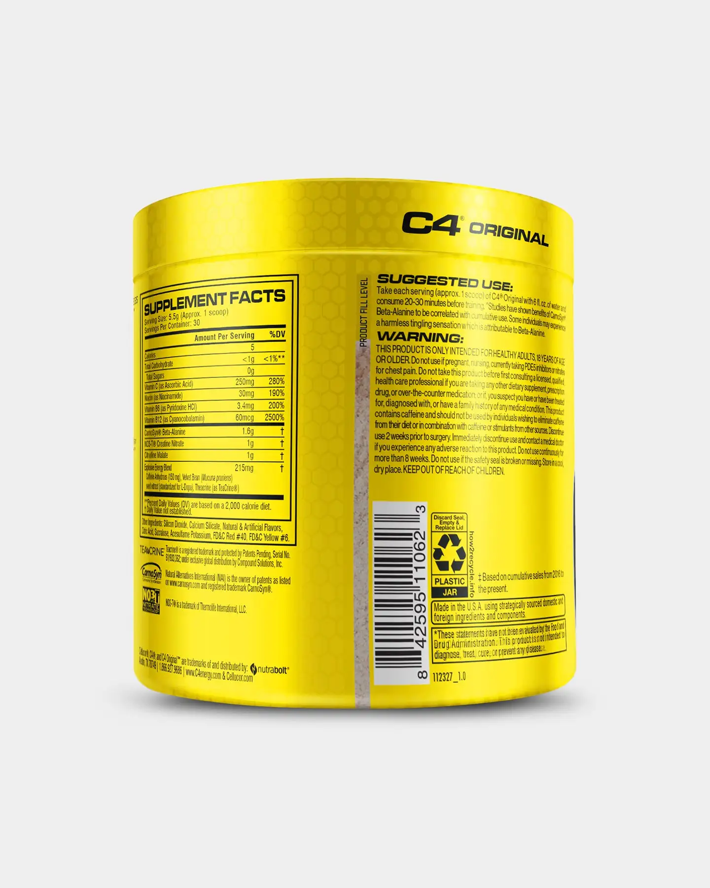 Cellucor C4 Original Pre Workout 5 Cellucor C4 Original Pre Workout - Image 3