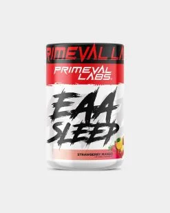 Primeval Labs EAA Sleep -Fitness Equipment Sales EAA Sleep Strawberry Mango Front 21 10 21 grey