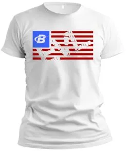 Evlution Nutrition EVL X BBCOM Flag Tee