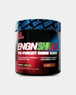 EVLUTION NUTRITION ENGN Shred Pre Workout 16 EVLUTION NUTRITION ENGN Shred Pre Workout -Fitness Equipment Sales EVL4620046 grey
