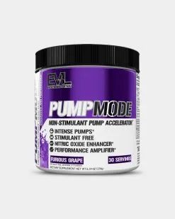 EVLUTION NUTRITION PumpMode Nitric Oxide Powder -Fitness Equipment Sales EVL5060324 6921 grey