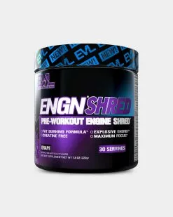 EVLUTION NUTRITION ENGN Shred Pre Workout 14 EVLUTION NUTRITION ENGN Shred Pre Workout -Fitness Equipment Sales EVL6030002 grey