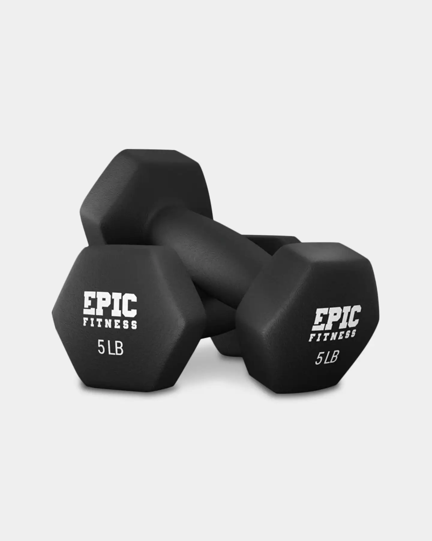 Epic Fitness Epic Fitness 150-Pound Neoprene Hex Dumbbell Set With Heavy Duty A-Frame Rack 5 Epic Fitness Epic Fitness 150-Pound Neoprene Hex Dumbbell Set With Heavy Duty A-Frame Rack - Image 3