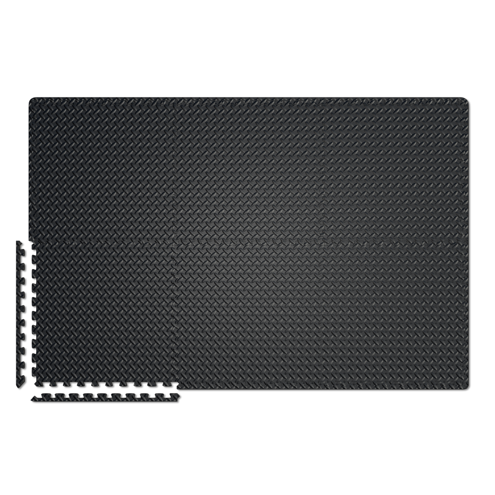 Epic Fitness Foam Gym Flooring Interlocking Tile Mat 6-pk 5 Epic Fitness Foam Gym Flooring Interlocking Tile Mat 6-pk - Image 3