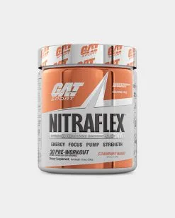 GAT Sport NITRAFLEX Pre-Workout -Fitness Equipment Sales GAT6310001 grey