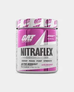 GAT Sport NITRAFLEX Pre-Workout -Fitness Equipment Sales GAT6310005 grey