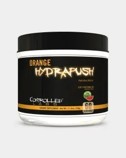 Controlled Labs Orange HydraPush Hydration Matrix -Fitness Equipment Sales Hydra Push watermelon front image grey