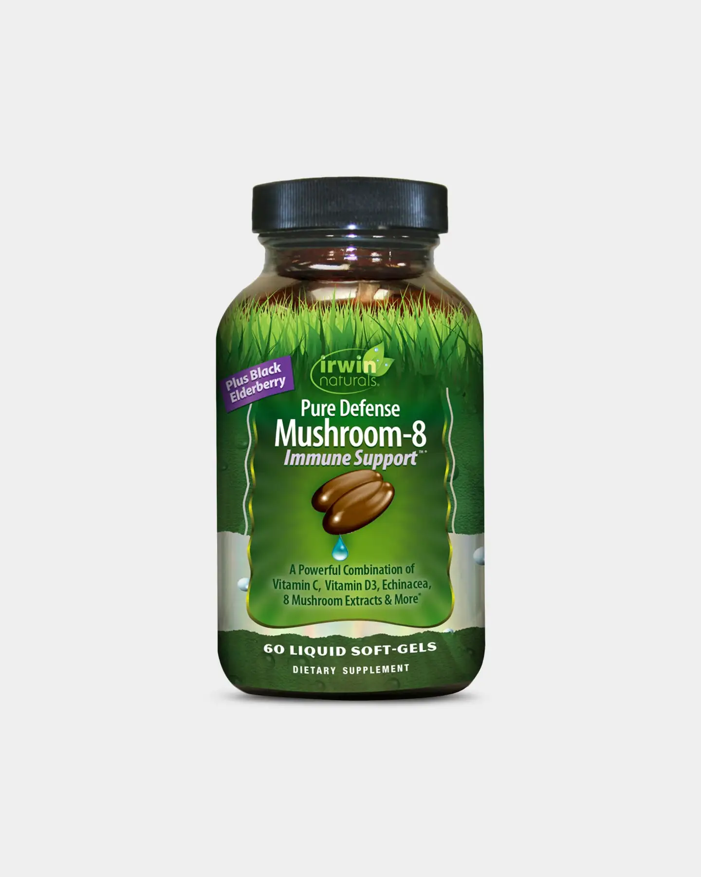 Irwin Naturals Pure Defense Mushroom-8 Immune Support 4 Irwin Naturals Pure Defense Mushroom-8 Immune Support - Image 2
