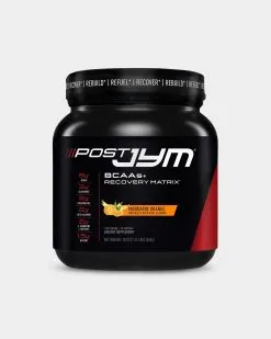 JYM Supplement Science Post Jym BCAAs + Recovery Matrix -Fitness Equipment Sales JYM4910045 POSTBCAA 30 Serv Mandarin MAIN grey