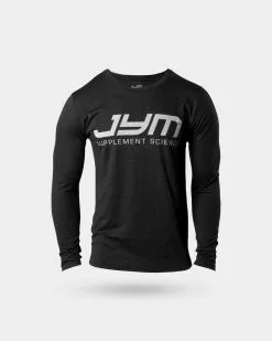 JYM Supplement Science JYM Classic Logo Tri-Blend Long-Sleeved Tee -Fitness Equipment Sales JYM5600084 grey
