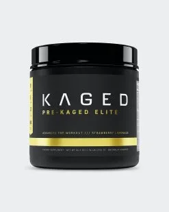 Kaged Muscle KAGED Pre-Kaged ELITE 15 Kaged Muscle KAGED Pre-Kaged ELITE -Fitness Equipment Sales Kaged PKElite Strawberry Lemonade MAIN UPDATE grey