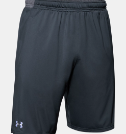 Under Armour Men's UA Locker 9' Pocketed Shorts -Fitness Equipment Sales Locker Shorts Stealth Gray Front