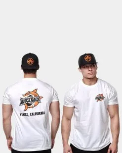 Muscle Beach Nutrition Shark Crunch T-shirt -Fitness Equipment Sales MBN6060065 grey