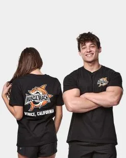 Muscle Beach Nutrition Shark Crunch T-shirt -Fitness Equipment Sales MBN6060071 grey