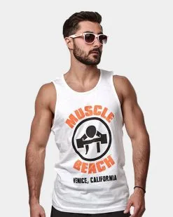 Muscle Beach Nutrition The Original Tank Top -Fitness Equipment Sales MBN6060081 grey