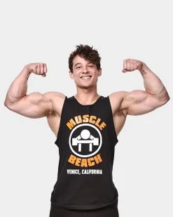 Muscle Beach Nutrition The Original Tank Top -Fitness Equipment Sales MBN6060084 grey