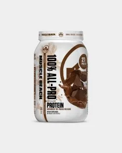 Muscle Beach Nutrition 100% All Pro Protein Powder -Fitness Equipment Sales MBN6250038 grey