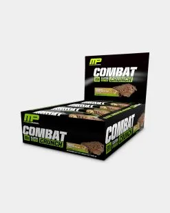 MusclePharm Combat Crunch Protein Bar -Fitness Equipment Sales MPHARM2600002 grey