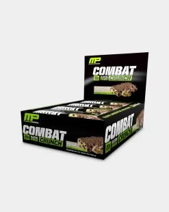 MusclePharm Combat Crunch Protein Bar -Fitness Equipment Sales MPHARM2600004 grey