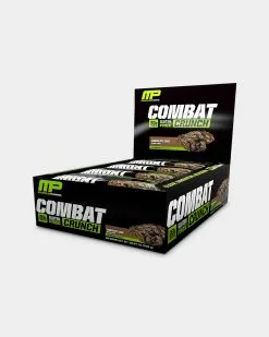 MusclePharm Combat Crunch Protein Bar -Fitness Equipment Sales MPHARM4280293 grey