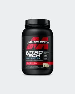 MuscleTech Nitro-Tech Protein -Fitness Equipment Sales MT1130258 MT Nitro VC 2p2lb grey