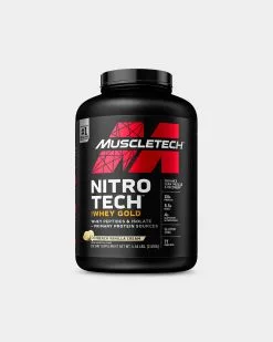 MuscleTech Nitro Tech 100% Whey Gold Protein 14 MuscleTech Nitro Tech 100% Whey Gold Protein -Fitness Equipment Sales MT4450102 grey