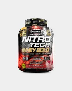 MuscleTech Nitro Tech 100% Whey Gold Protein 19 MuscleTech Nitro Tech 100% Whey Gold Protein -Fitness Equipment Sales MT4450103 grey