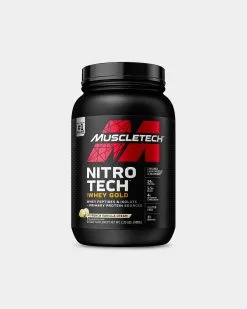 MuscleTech Nitro Tech 100% Whey Gold Protein 18 MuscleTech Nitro Tech 100% Whey Gold Protein -Fitness Equipment Sales MT4450106 grey