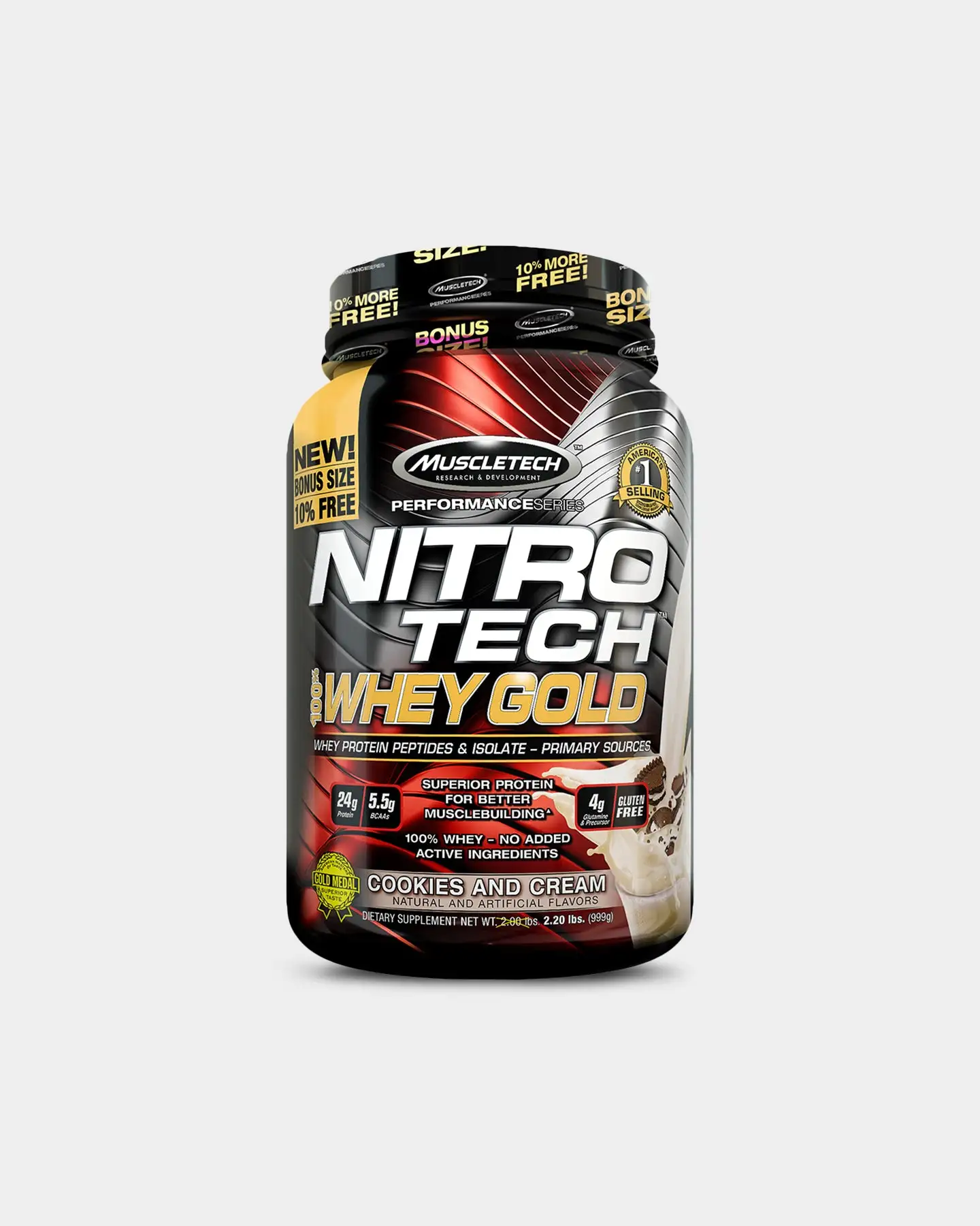 MuscleTech Nitro Tech 100% Whey Gold Protein 6 MuscleTech Nitro Tech 100% Whey Gold Protein - Image 4