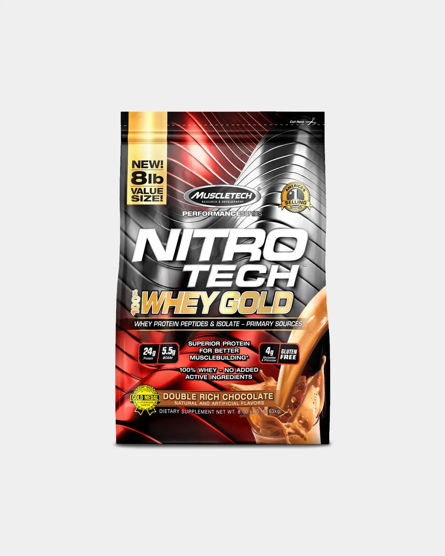 MuscleTech Nitro Tech 100% Whey Gold Protein 7 MuscleTech Nitro Tech 100% Whey Gold Protein - Image 5