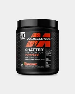 MuscleTech Shatter Pumped 8 Pre-Workout | Stim-Free -Fitness Equipment Sales MT6190239 grey