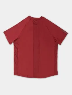 Bodybuilding.com Clothing Men's Performance Short Sleeve Shirt -Fitness Equipment Sales Mens performance short sleeve Cardinal Back grey