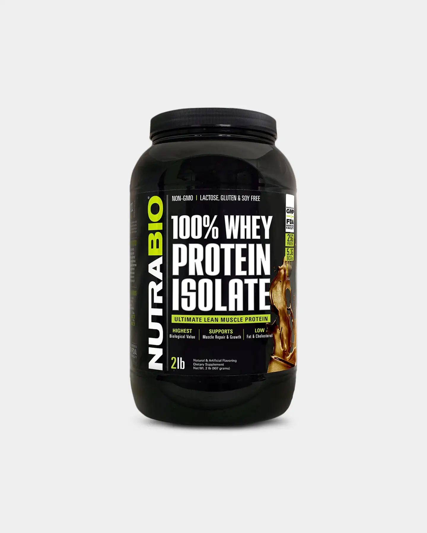NutraBio 100% Whey Protein Isolate 5 NutraBio 100% Whey Protein Isolate - Image 3