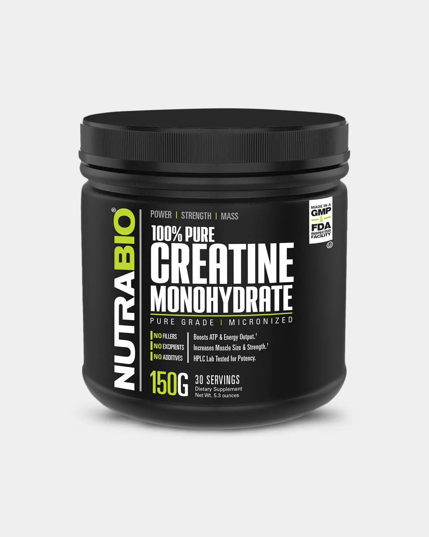 NutraBio 100% Pure Creatine Monohydrate 5 NutraBio 100% Pure Creatine Monohydrate - Image 3